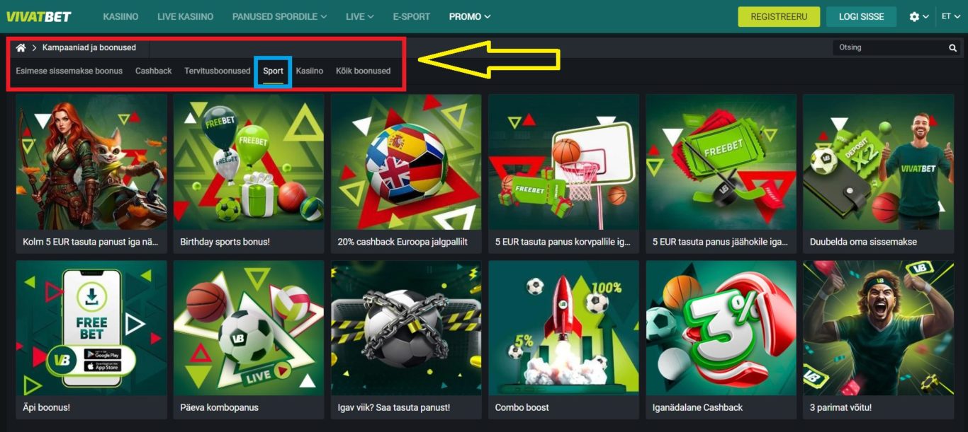 Kuidas leida Vivatbet promo code?